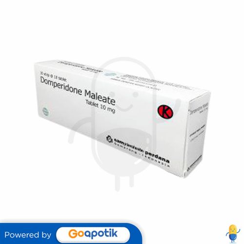 DOMPERIDONE MALEATE SAMPHARINDO 10 MG BOX 100 TABLET