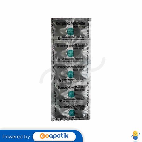 DOMPERIDONE MALEATE SAMPHARINDO 10 MG STRIP 10 TABLET