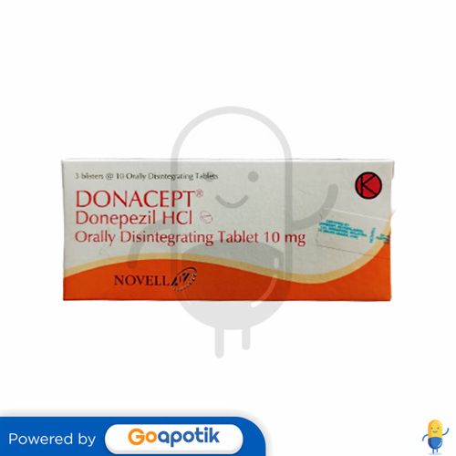 DONACEPT 10 MG BOX 30 ORALLY DISINTEGRATING TABLET