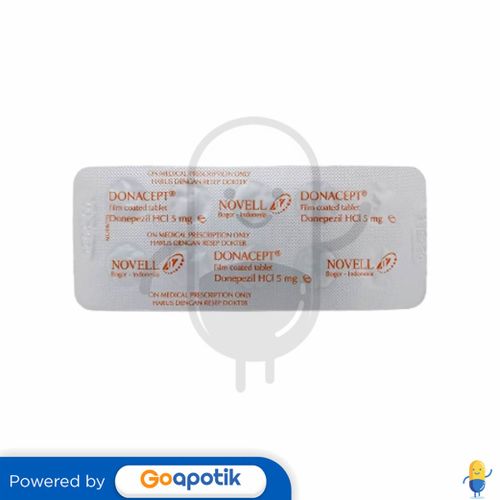 DONACEPT 5 MG STRIP 10 TABLET