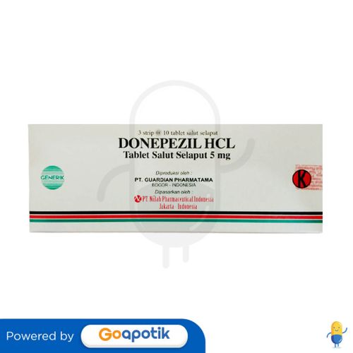 DONEPEZIL HCL NULAB 5 MG BOX 30 TABLET