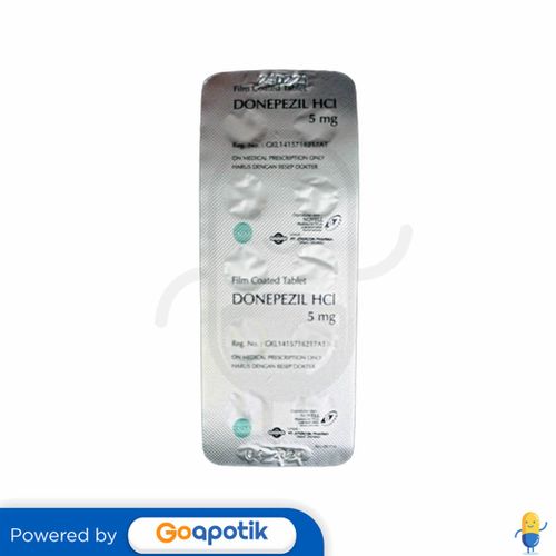 DONEPEZIL HCL ETERCON 5 MG STRIP 10 TABLET