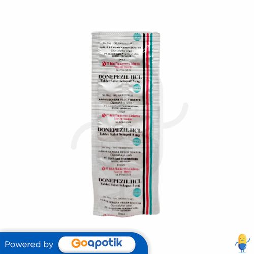 DONEPEZIL HCL NULAB 5 MG STRIP 10 TABLET