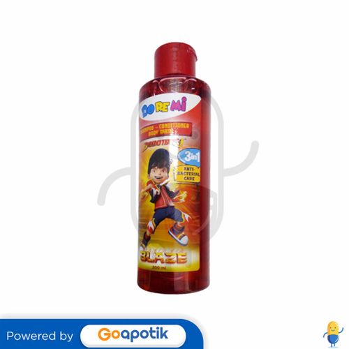 DOREMI 3IN1 SHAMPOO CONDITIONER & BODYWASH BOBOIBOY BLAZE 200 ML BOTOL