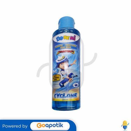 DOREMI 3IN1 SHAMPOO CONDITIONER & BODYWASH BOBOIBOY CYCLONE 200 ML BTL