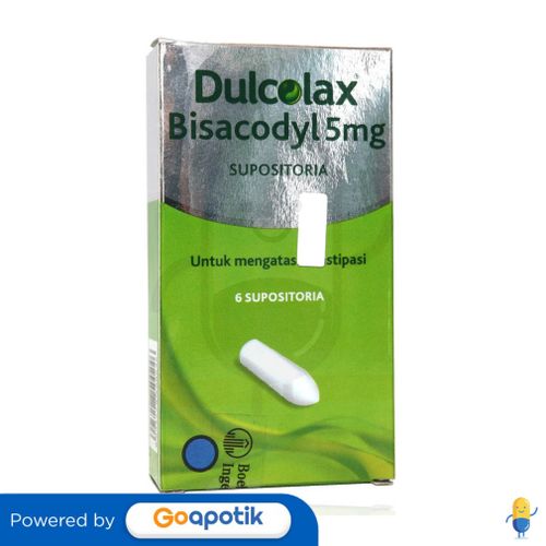 DULCOLAX ANAK 5 MG BOX 6 SUPPOSITORIA