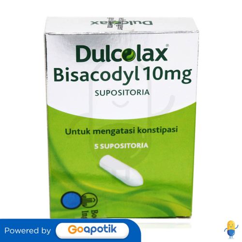 DULCOLAX DEWASA 10 MG BOX 5 SUPPOSITORIA