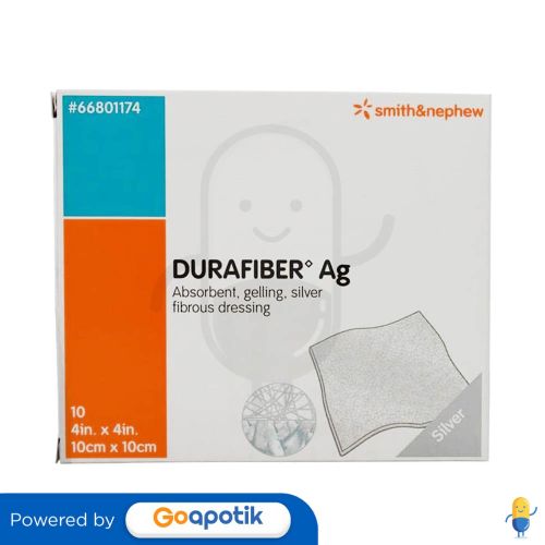 DURAFIBER AG 10 CM X 10 CM BOX 10 SACHET