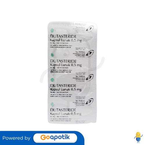 DUTASTERIDE NOVELL 0.5 MG STRIP 10 KAPSUL