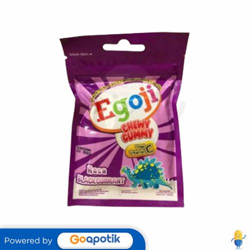 EGOJI CHEWY GUMMY RASA BLACKCURRANT SACHET 10 TABLET