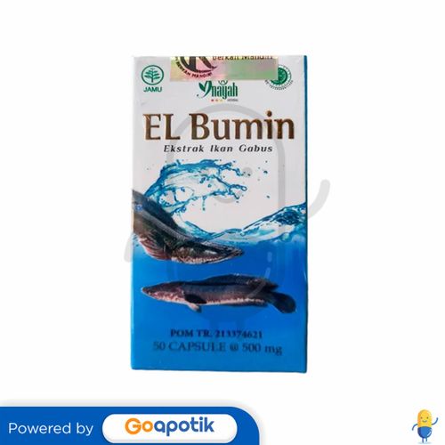 EL BUMIN BOTOL ISI 50 KAPSUL