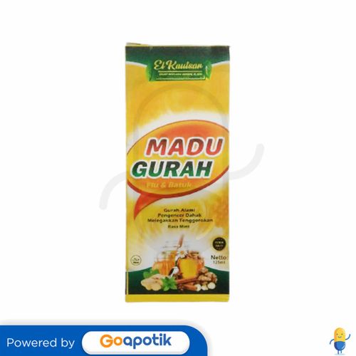 EL KAUTSAR MADU GURAH FLU & BATUK 125 ML BOTOL