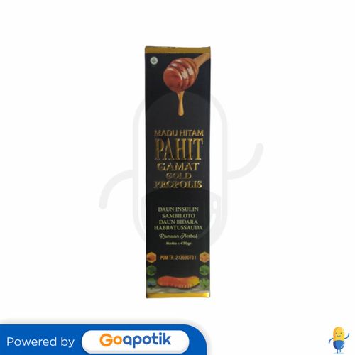 EL KAUTSAR MADU HITAM PAHIT GAMAT GOLD PROPOLIS 470 GRAM BOTOL