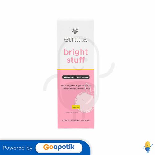 EMINA BRIGHT STUFF MOISTURIZING CREAM 20 ML TUBE