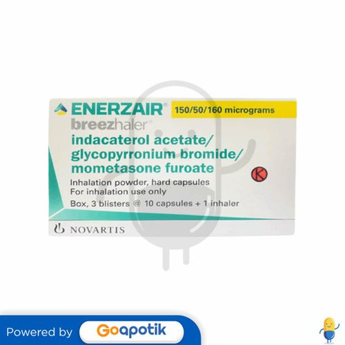 ENERZAIR BREEZHALER BOX 30 KAPSUL + 1 INHALER