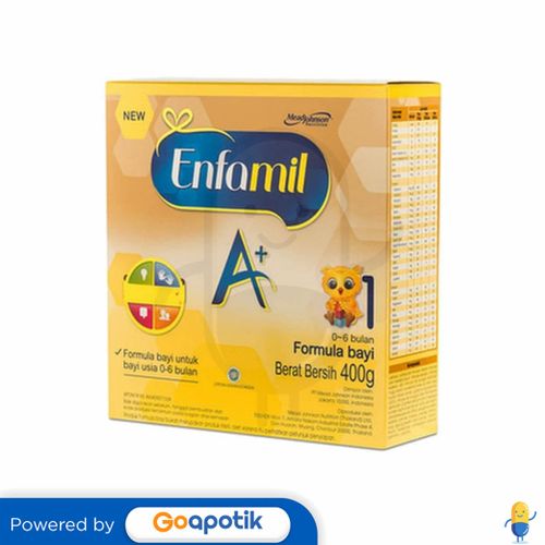 ENFAMIL A+ 1 USIA 0-6 BULAN 400 GRAM BOX