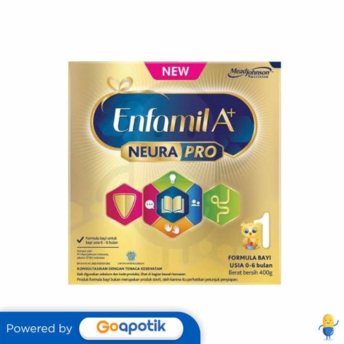 ENFAMIL A+ NEURA PRO 1 USIA 0-6 BULAN 400 GRAM BOX