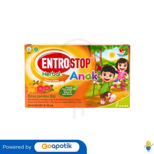 ENTROSTOP HERBAL ANAK CAIR 10 ML BOX 6 SACHET
