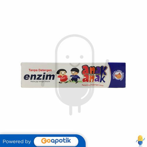 ENZIM PASTA GIGI ANAK RASA BUBBLE GUM 63 GRAM TUBE