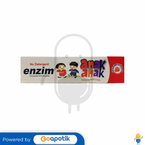 ENZIM PASTA GIGI ANAK RASA STRAWBERRY 63 GRAM TUBE