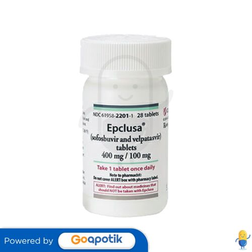 EPCLUSA 100 / 400 MG BOTOL 28 TABLET