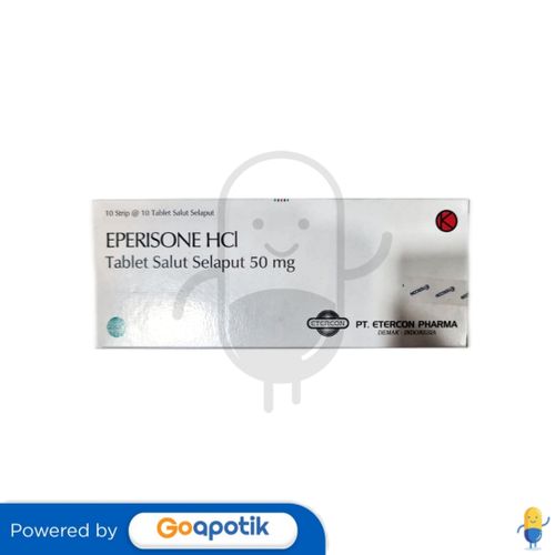 EPERISONE HCL ETERCON 50 MG BOX 100 TABLET