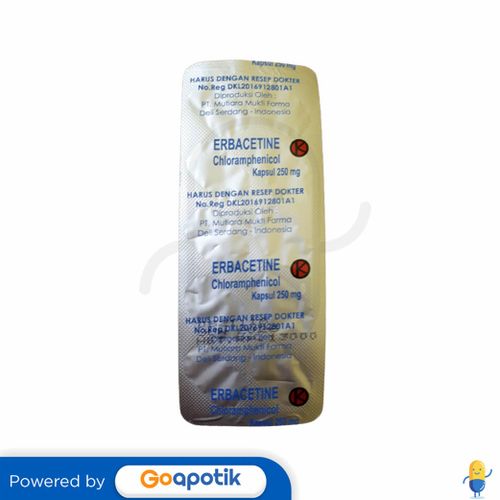 ERBACETINE 250 MG KAPSUL