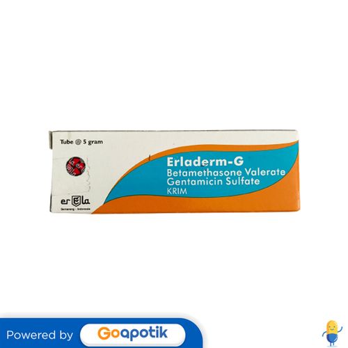 ERLADERM G CREAM 5 GRAM TUBE Kegunaan Efek Samping Dosis Dan Aturan 