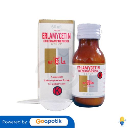 ERLAMYCETINE 125 MG/5 ML SYRUP 60 ML