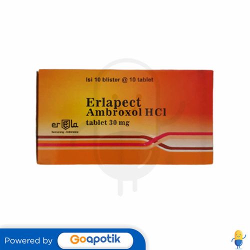 ERLAPECT 30 MG BOX 100 TABLET