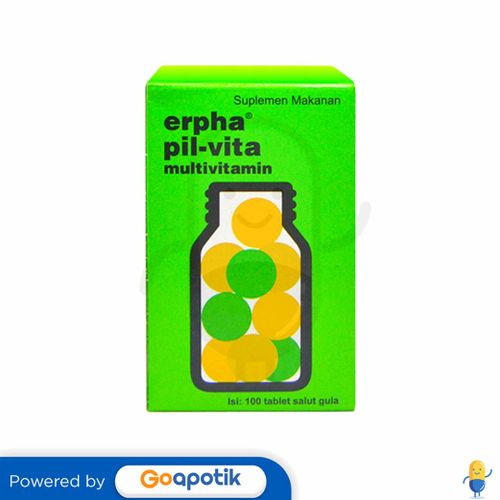 ERPHA PIL-VITA BOTOL 100 TABLET