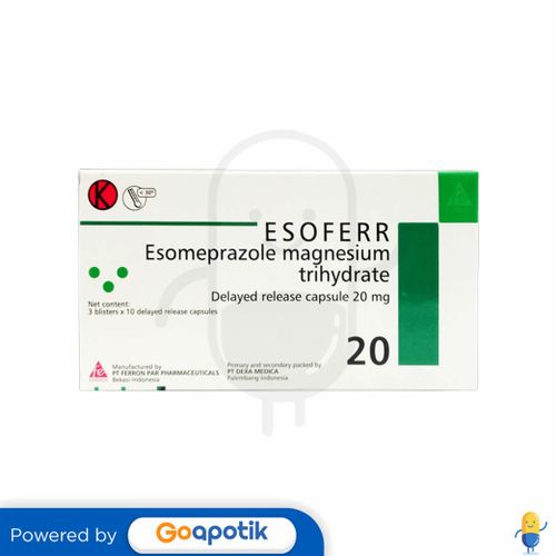 ESOFERR 20 MG BOX 30 KAPSUL