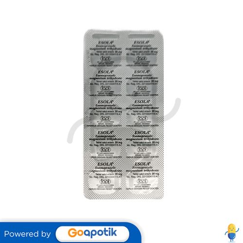 ESOLA 40 MG STRIP 10 TABLET