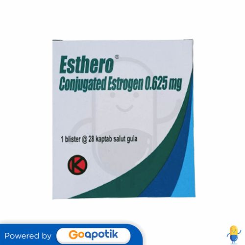 ESTHERO 0.625 MG BOX 28 KAPLET
