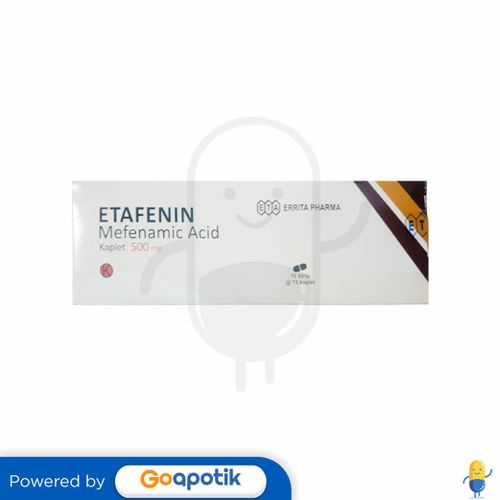 ETAFENIN 500 MG BOX 100 KAPLET