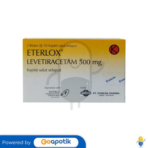 ETERLOX 500 MG BOX 20 KAPLET