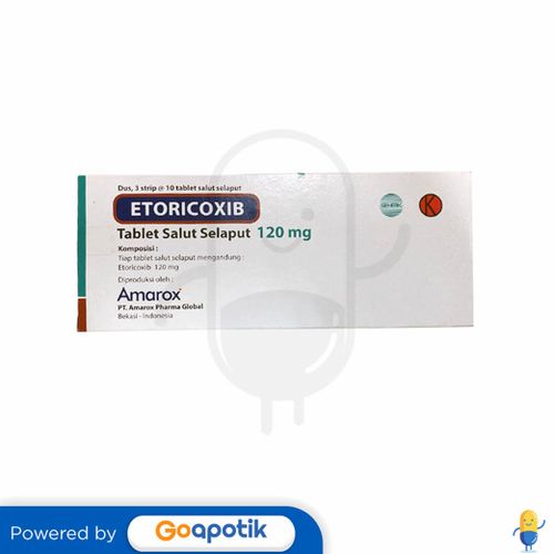 ETORICOXIB AMAROX 120 MG BOX 30 TABLET