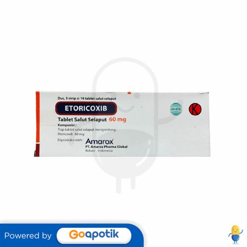 ETORICOXIB AMAROX 60 MG BOX 30 TABLET