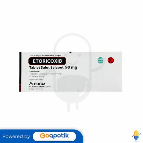 ETORICOXIB AMAROX 90 MG BOX 30 TABLET