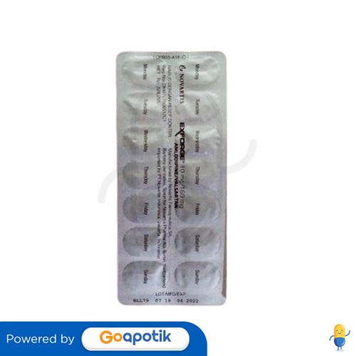 EXFORGE 10/160 MG BLISTER 14 TABLET