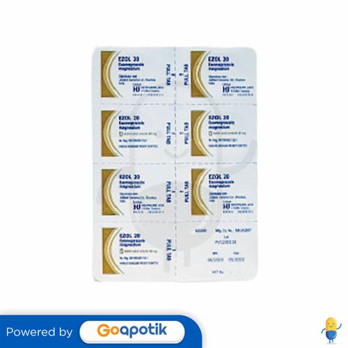 EZOL 20 MG STRIP 7 TABLET