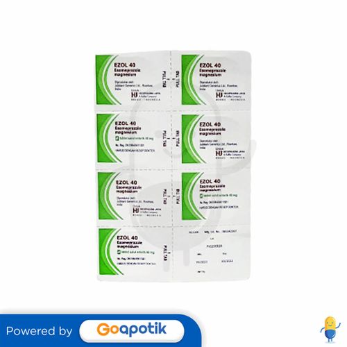 EZOL 40 MG STRIP 7 TABLET