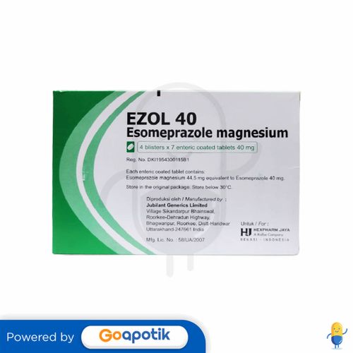 EZOL 40 MG BOX ISI 28 TABLET