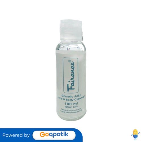 FAIRANEX GLYCOLIC ACID FACE & BODY CLEANSER LIQUID SOAP 100 ML