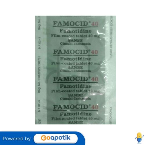 FAMOCID 40 MG STRIP 6 TABLET