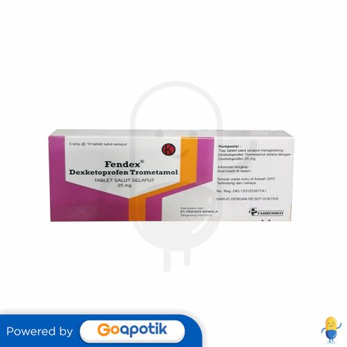 FENDEX 25 MG BOX 30 TABLET