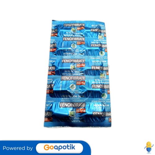 FENOFIBRATE HEXPHARM 300 MG STRIP 10 KAPSUL
