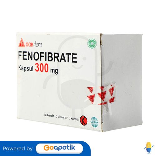 FENOFIBRATE OGB DEXA MEDICA 300 MG BOX 50 KAPSUL / KOLESTEROL