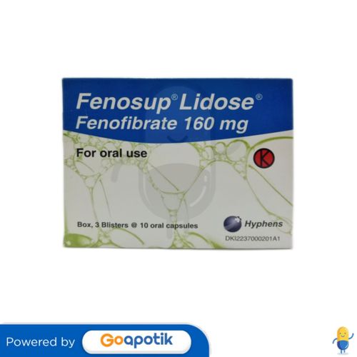 FENOSUP LIDOSE 160 MG BOX 30 KAPSUL