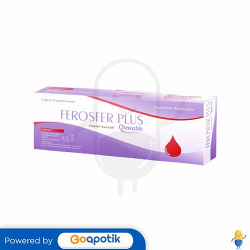 FEROSFER PLUS CHEWABLE BOX 30 KAPLET